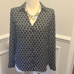 Express Slim Fit Portofino Blouse
